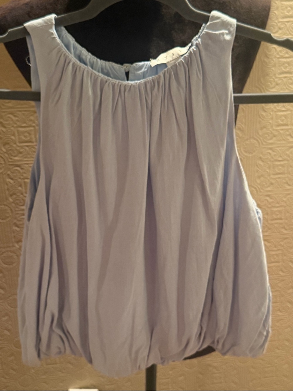 HYFVE Light Blue Gathered Sleeveless Camisole